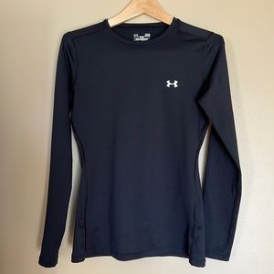 Under Armour, Large, Cold Gear, Fitted, Gently Worn, Black